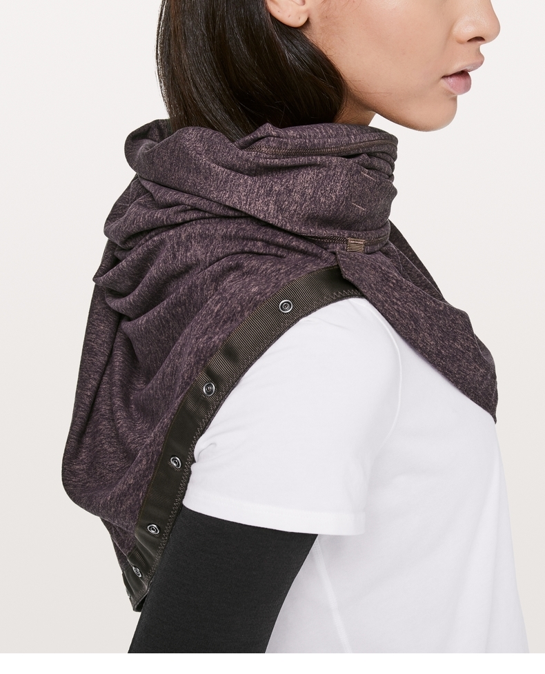 Lululemon Scarf Khăn quàng thể thao và giải trí của phụ nữ Vinyasa LW9ATXS khăn caro phượt	