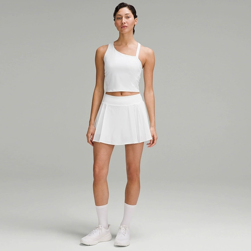 Женская теннисная юбка с завышенной талией и оборками по бокам 丨lululemon丨LW8AFCS