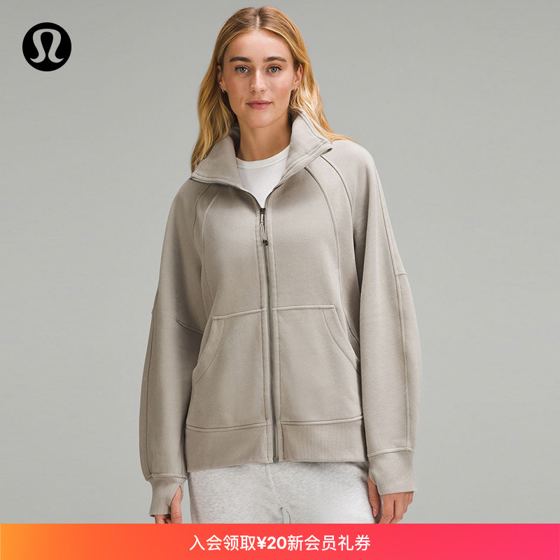 Lady Scuba Loose with Chimney Collar Zipper Vetley Breathable -- lululemon -- LW3GPBS-Taobao