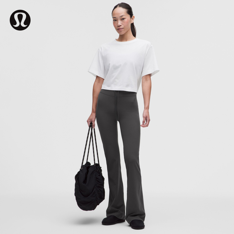 Groove Women's Sports High-Waisted Flared Pants with Drawstring丨Lululemon丨Lw5Jxba Groove Women's Sports High-Waisted Flared Pants with Drawstring丨Lululemon丨Lw5Jxba