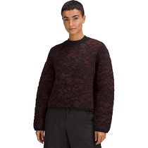 Jacquard Multi-Texture Womens Crew Neck Sweater丨lululemon丨LW3GKSS