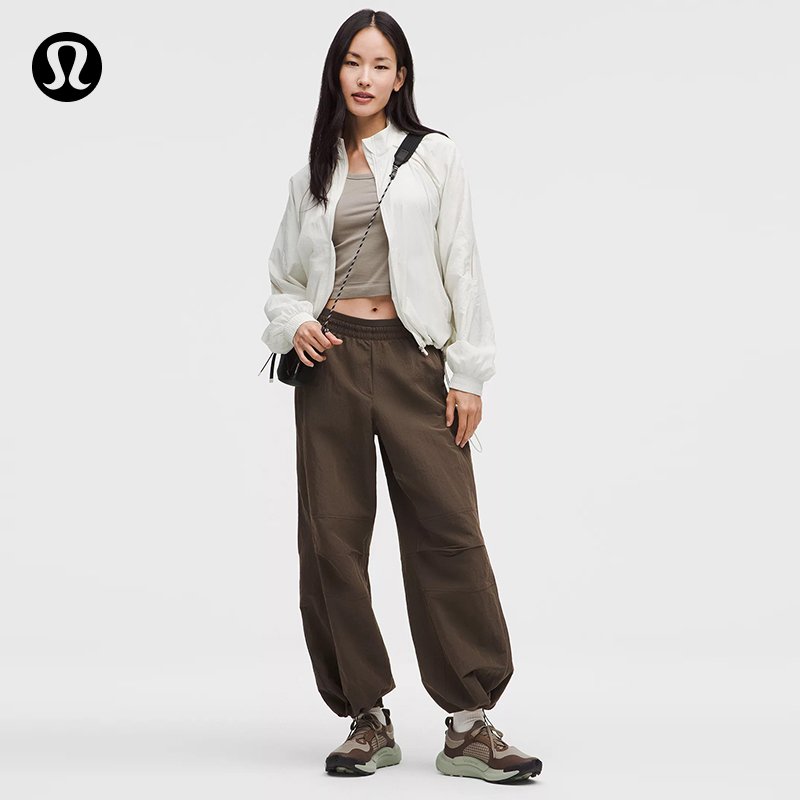 Crinkle Nylon Women's Pleated Nylon Loose Fit Cargo Pants丨Lululemon丨Lw5Huqa Crinkle Nylon Women's Pleated Nylon Loose Fit Cargo Pants丨Lululemon丨Lw5Huqa