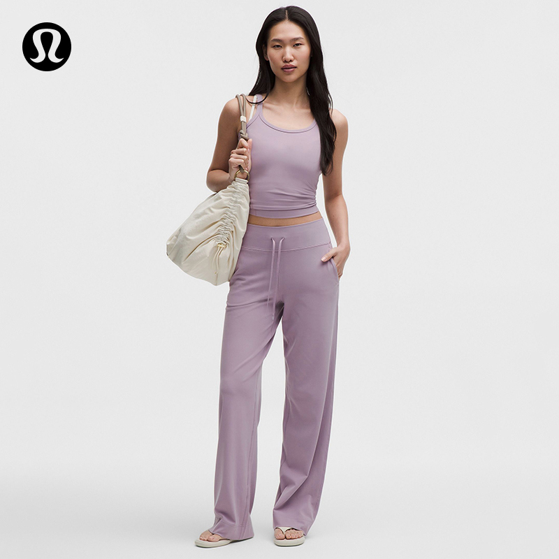 Groove Women's High-Waisted Wide-Leg Pants *Regular Fit丨Lululemon丨Lw5Inbs