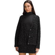 Wool-Blend Womens Wool Blend Jacquard Cardigan Jacket丨lululemon丨LW3HMSS