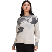 Cotton Silk Blend Womens Sweater *Rabbit Pattern丨lululemon丨LW3GN7S