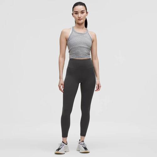 Lululemon женские спортивные леггинсы WunderTrain брюки для йоги с высокой талией LW5CUDA впитывают влагу и быстро сохнут