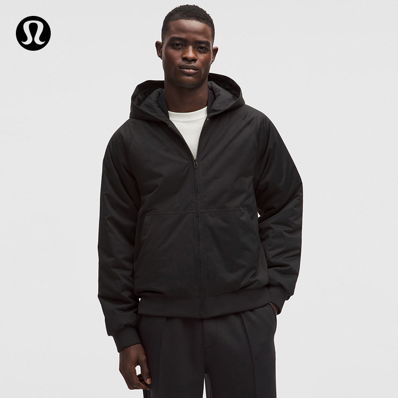 Insulated Men's Hooded Jacket with Padding丨Lululemon丨Lm4Av9S Insulated Men's Hooded Jacket with Padding丨Lululemon丨Lm4Av9S