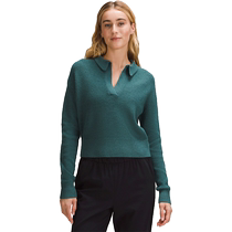 Collared womens wool blend collared sweater丨lululemon丨LW3HJNS