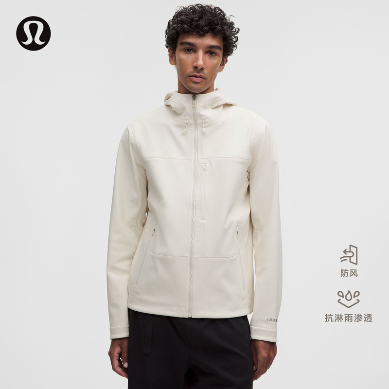 Cross Chill Men's Urban Trail Jacket Windproof and Water-Resistant丨Lululemon丨Lm4Atws
