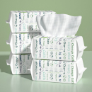 下拉百亿17.4超亚加厚珍珠纹婴儿棉柔巾3包