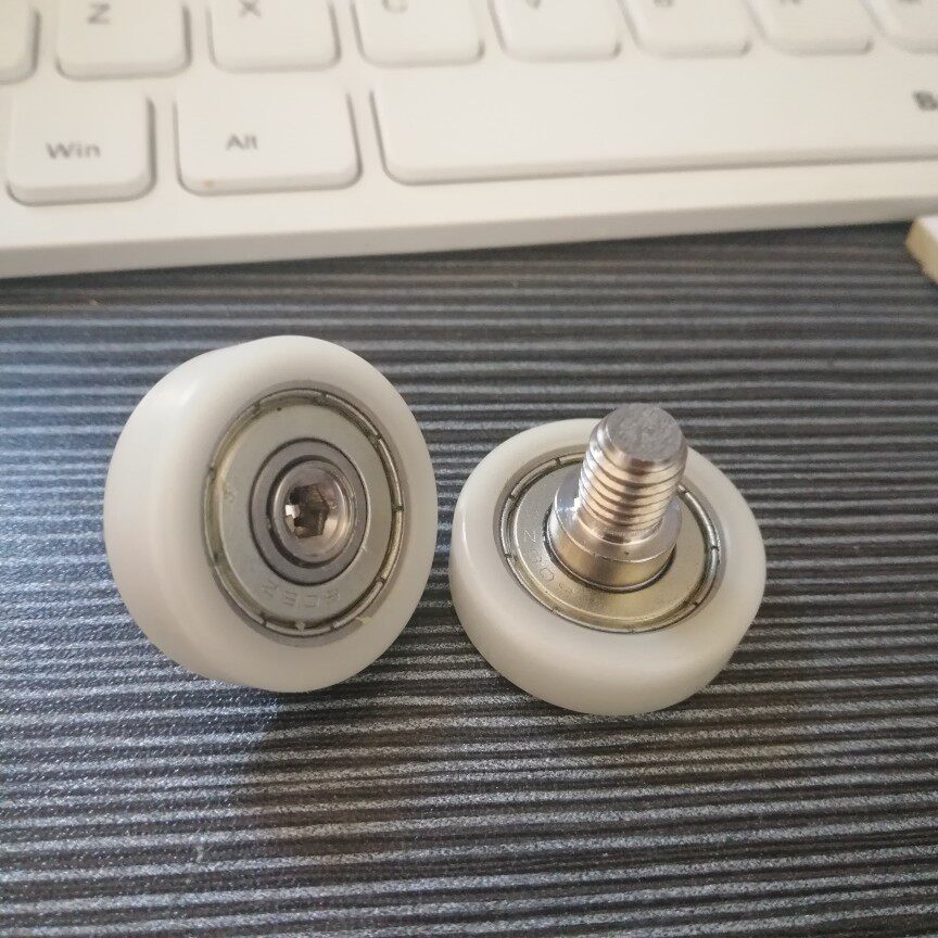 M6 threaded screw M8 screw-lever guide wheel 608ZZ plastic pom nylon bearing wheel plane roller drawer exhibition cabinet
