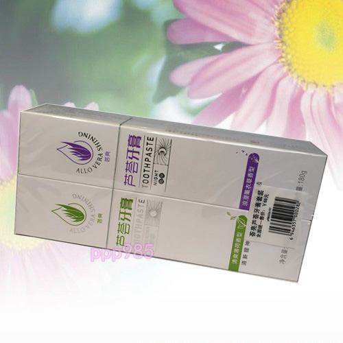 Perfect vera - bright aloe toothpaste set morning and evening set of new products upgrade special store specialty store