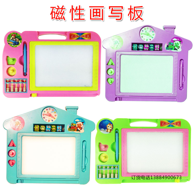 New color drawing board writing board magnetic pen abacus children graffiti board toddler learning educational toys 1-3 years old