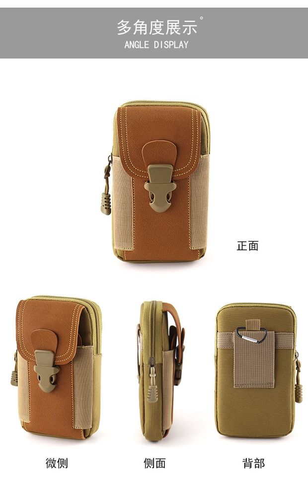 Ngoài trời túi điện thoại thông minh nam đeo túi đeo chéo mặt cắt đa chức năng 5 inch 5,5 6 inch bao da dọc treo túi - Túi điện thoại túi đựng điện thoại da thật