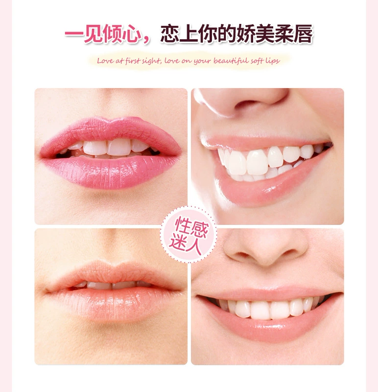 Mặt nạ ngủ ngủ bám vào da chết Làm sáng đôi môi dưỡng ẩm Horny Anti-Crystal Lip Care Lip Balm dưỡng môi vaseline trắng