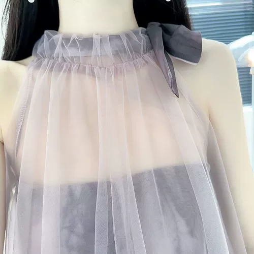 Сиреневая летняя одежда для беременных, юбка, китайский стиль, средней длины, городской стиль, яркий броский стиль