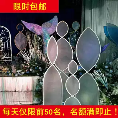 2019 new wedding props Phantom road guide sunshine film wrought iron stage decoration Welcome area wedding decoration decoration