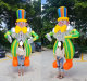 3.5m inflatable walking clown inflatable dancing man long-legged clown back astronaut cartoon waving inflatable inflatable model