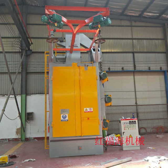 Auto Parts Processing Sandblasting Machine Crawler Sandblasting Machine Manufacturer Casting Parts Suspension Shot Blasting Machine ເຄື່ອງຈັກກໍາຈັດ rust