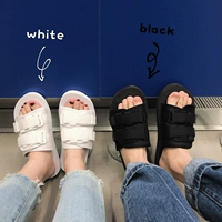 Thứ hai thêm bản gốc Học sinh mùa hè kéo đôi cá tính giày đi biển dép thời trang nam Dép Hàn Quốc - Dép dép pedro