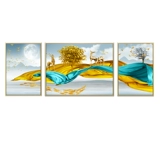 Хрустальная фарфоровая живопись гостиная диван диван Фоно Стена Украшение Повеселье живопись.