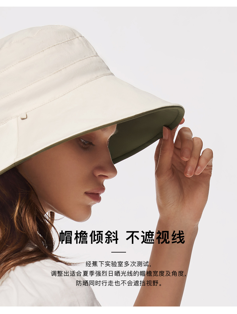 蕉下 双面渔夫帽防晒帽 UPF50+ 图5