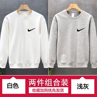 Белый+светло -серый [хлопок]