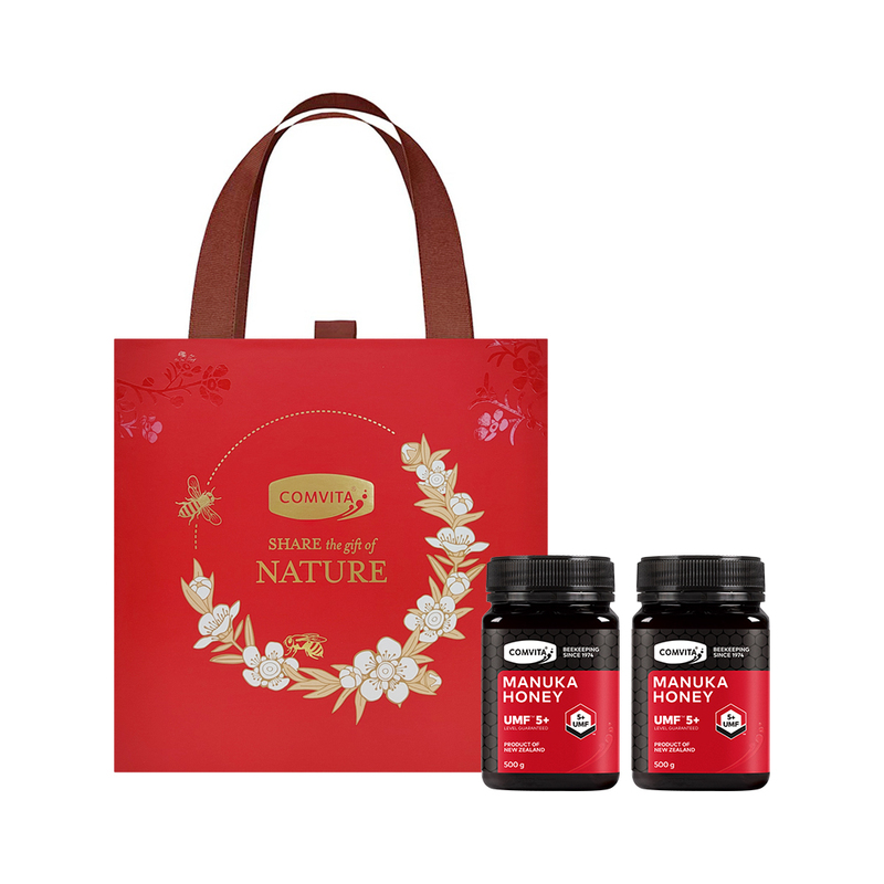 comvita/康维他 Цветочный мед Манука (UMF5+) 500 г*2 в подарочной упаковке, импортированный из Новой Зеландии