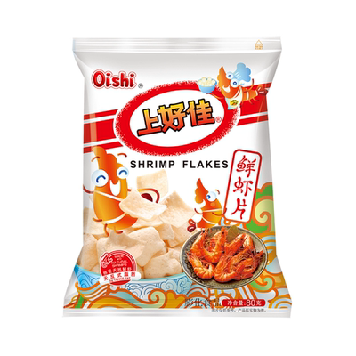 Oishi/上好佳 Свежие таблетки для креветок 80 г
