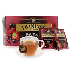 Цветочный нектар twinings/川宁 综合野莓果香红茶 2g*25 波兰进口