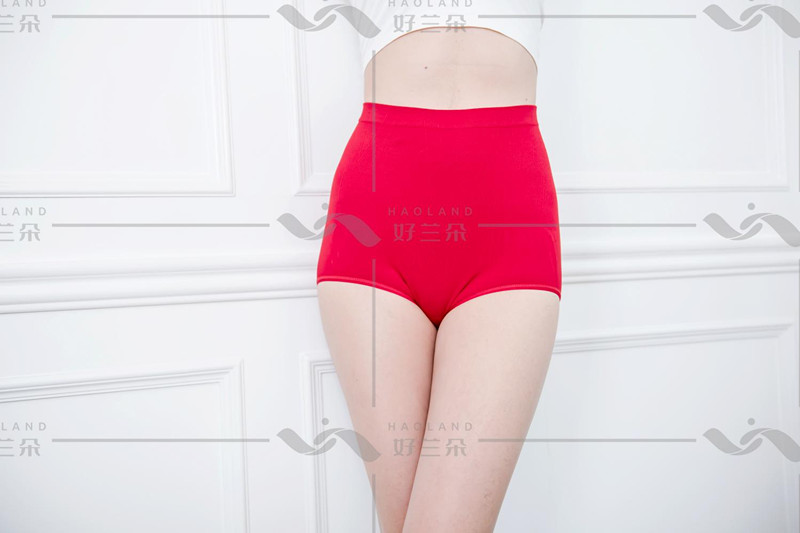 Full 3 包邮 sợi tre xanh tốt chính hãng Bà Suya bụng liền quần lót cao eo kháng khuẩn quần lót đôi