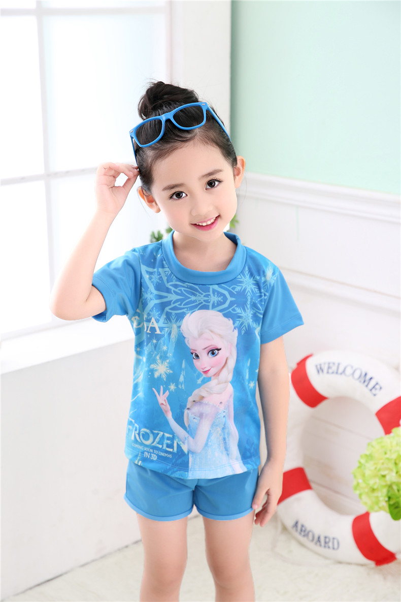 Trẻ em mùa đông của đồ bơi cô gái chia bơi phù hợp với mùa hè cô gái lớn trẻ em đồ bơi