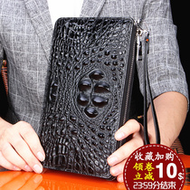 New Avocado Leather Handbag Man Genuine Leather Thai Business Hand Holding Bag Large Capacity Man Bag Youth Personality Wallet