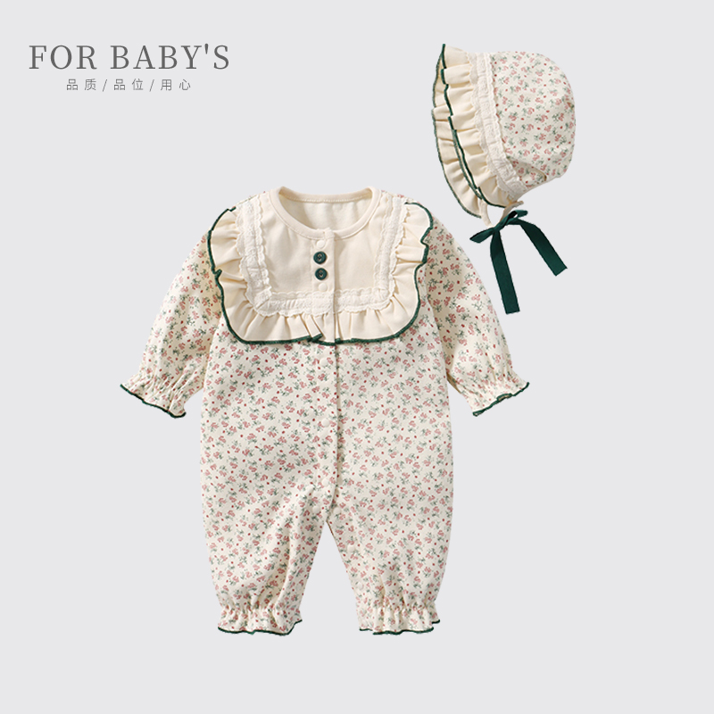 Cute baby clothes newborn with pure cotton 1 year old baby outfit spring clothes spring clothes