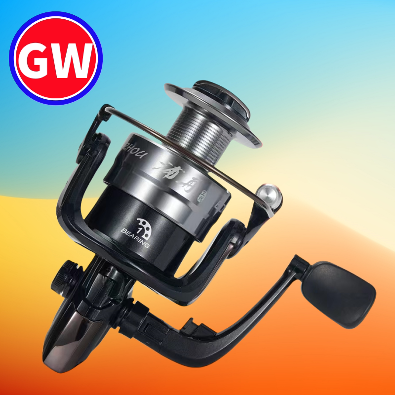 Рыболовная катушка Guangwei fishing reel Пучжоу, вращающееся колесо третьего поколения, рыболовная катушка с цельнометаллической головкой, морская удочка, каменная удочка, рыболовная катушка для дальнего заброса