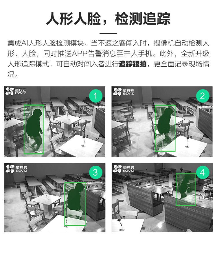 萤石 CP1 1080P高清 云台版网络摄像机 图7