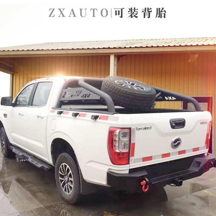 ZTE Lords Big Lord Pickup Black can be equipped with tire gantry anti-roll frame anti-roll frame modifications