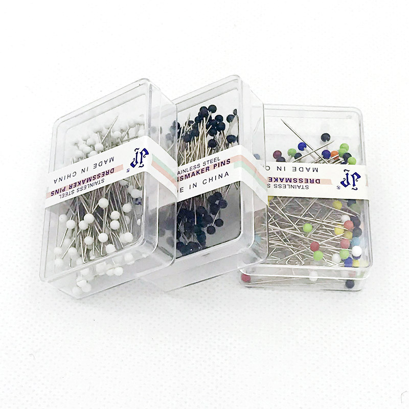 Color bead needle clothing stereo cutting fixed head needle resistant high temperature ceramic glass head positioning needle 100 mounting