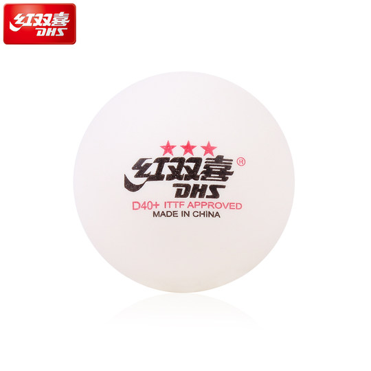 Double Happiness/DHS match top D40+ nuevo material pelota cosida 1 estrella 3 estrellas pelota de competición de tenis de mesa