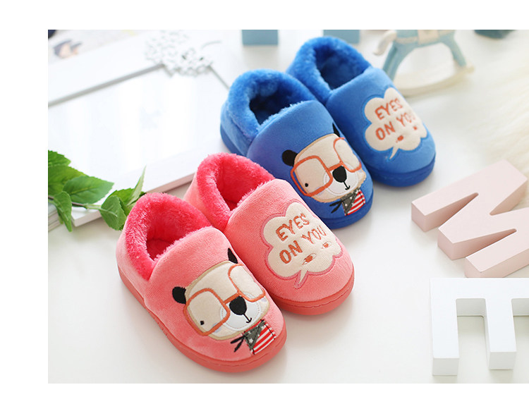 Pantoufles enfants en autre pour hiver - semelle caoutchouc naturel - Ref 1005693 Image 23