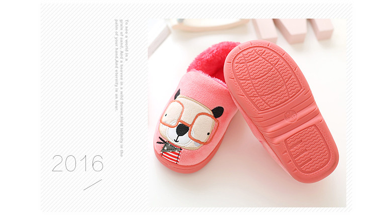 Pantoufles enfants en autre pour hiver - semelle caoutchouc naturel - Ref 1005693 Image 21