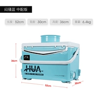 Синий синий в синем в синем [обнаженная коробчатая полоса внутренняя подъемная нога+тянет тягающая тарелка]