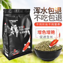 Fish food carp fish feed black unified goldfish increased body fish grain special color not easy to muddy water