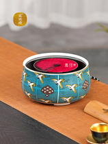 Taiwan Yingge burning electric pottery stove tea cooking household tea stove iron pot silver pot tea brewing machine electric pottery stove mini type