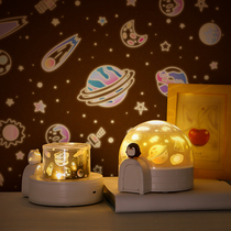 Starry sky projection lamp Bedroom bedside lamp Night light Starry birthday holiday gift creative best friend childrens custom