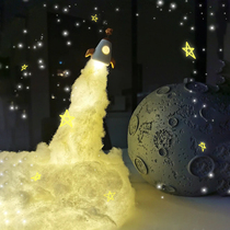 A take you to the universe drawer Rocket night light Atmosphere light diy material pack Creative Tanabata gift boyfriend