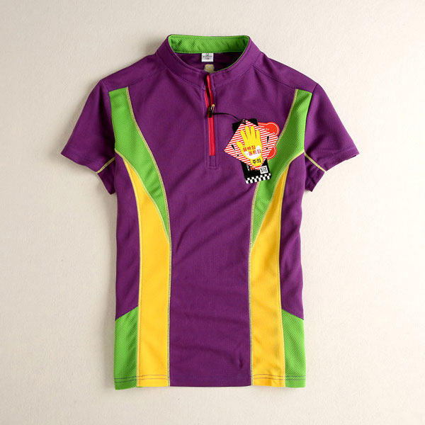 Foreign trade original single tail goods outdoor sports women's quick-drying clothes short-sleeved T-shirt breathable quick-drying running clothes mountaineering and hiking