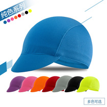2022 new summer riding bike small cloth cap sun protection anti-sweat shade factory pure color inner lining hat