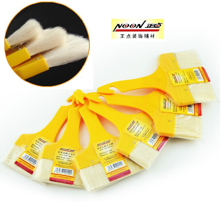 Positive point quality wool brushed wool paint brushed paint brushed cream lacquered brush not dropping Mao resistant pH