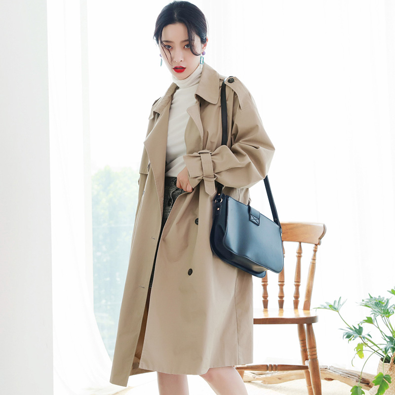 Trench pour femme HSTYLE     en Coton en Coton - Ref 3227684 Image 3
